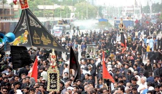 ملک بھر میں 9 محرم الحرام کے جلوس، امام حسینؓ کی عظیم قربانی کو خراج عقیدت پیش کیا گیا