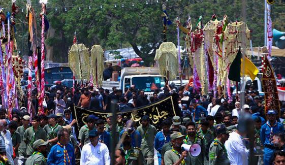 ملک بھر میں 9 محرم الحرام: شہدائے کربلا کی یاد میں جلوس اور مجالس کا اہتمام