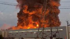 یوکرین نے روسی آن لائن ریٹیلر وائلڈ بیریز کے مزید گوداموں کو نشانہ بنایا، حکام کا کہنا ہے