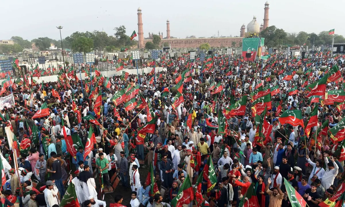 ڈپٹی کمشنر کے انکار کے بعد لاہور ہائی کورٹ نے پی ٹی آئی کی مینارِ پاکستان ریلی کی درخواست نمٹا دی
