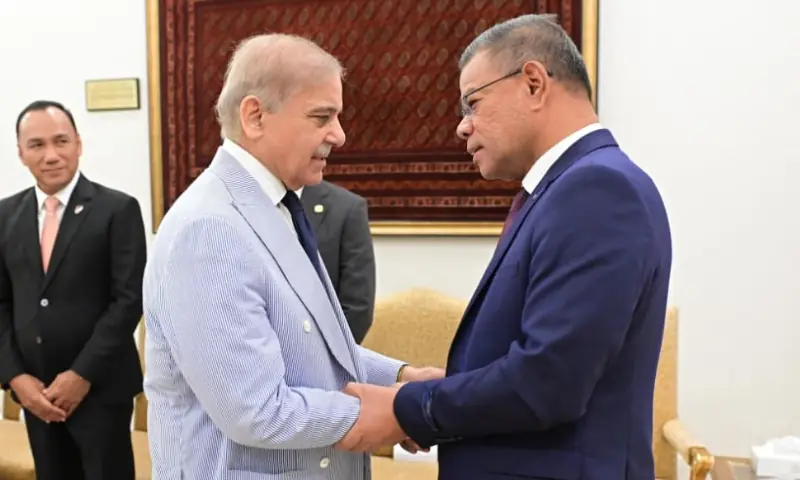 وزیراعظم شہباز شریف کا ملائیشیا سے تعلقات مزید مضبوط بنانے کے عزم کا اعادہ