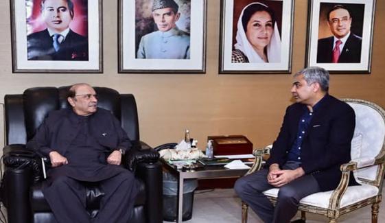 صدر آصف زرداری سے وزیر داخلہ محسن نقوی کی ملاقات، سیاسی و قومی امور پر گفتگو