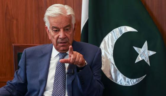 ایران سے امن کی مشترکہ کوششوں میں پیشرفت ہوئی ہے، وزیر دفاع خواجہ آصف